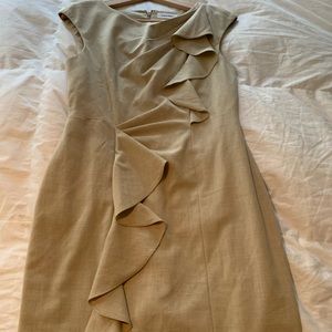 Beige Calvin Klein Dress